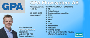 GPA Flowsystem er nytt VVP-medlem