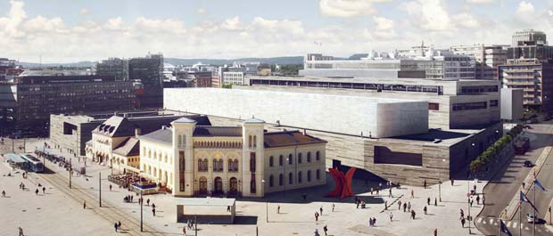 Nybygg for nasjonalmuseumeet på Vestbanen