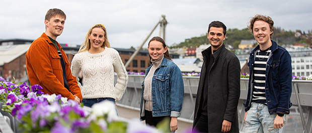 Disse fem studentene får bo gratis i Trondheim  