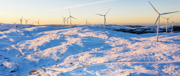 Norges største vindpark i full produksjon