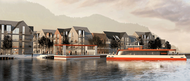 Ser på muligheter for bybåt i Bergen